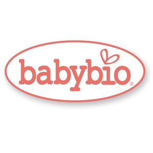 logo babybio, alimentation bio pour bébé.