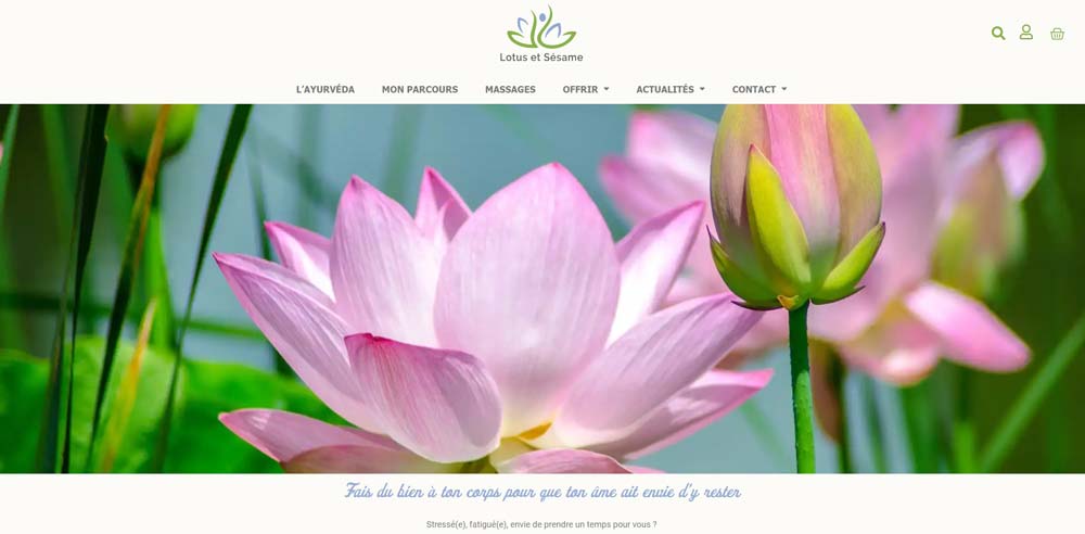 Site web Lotus et Sésame