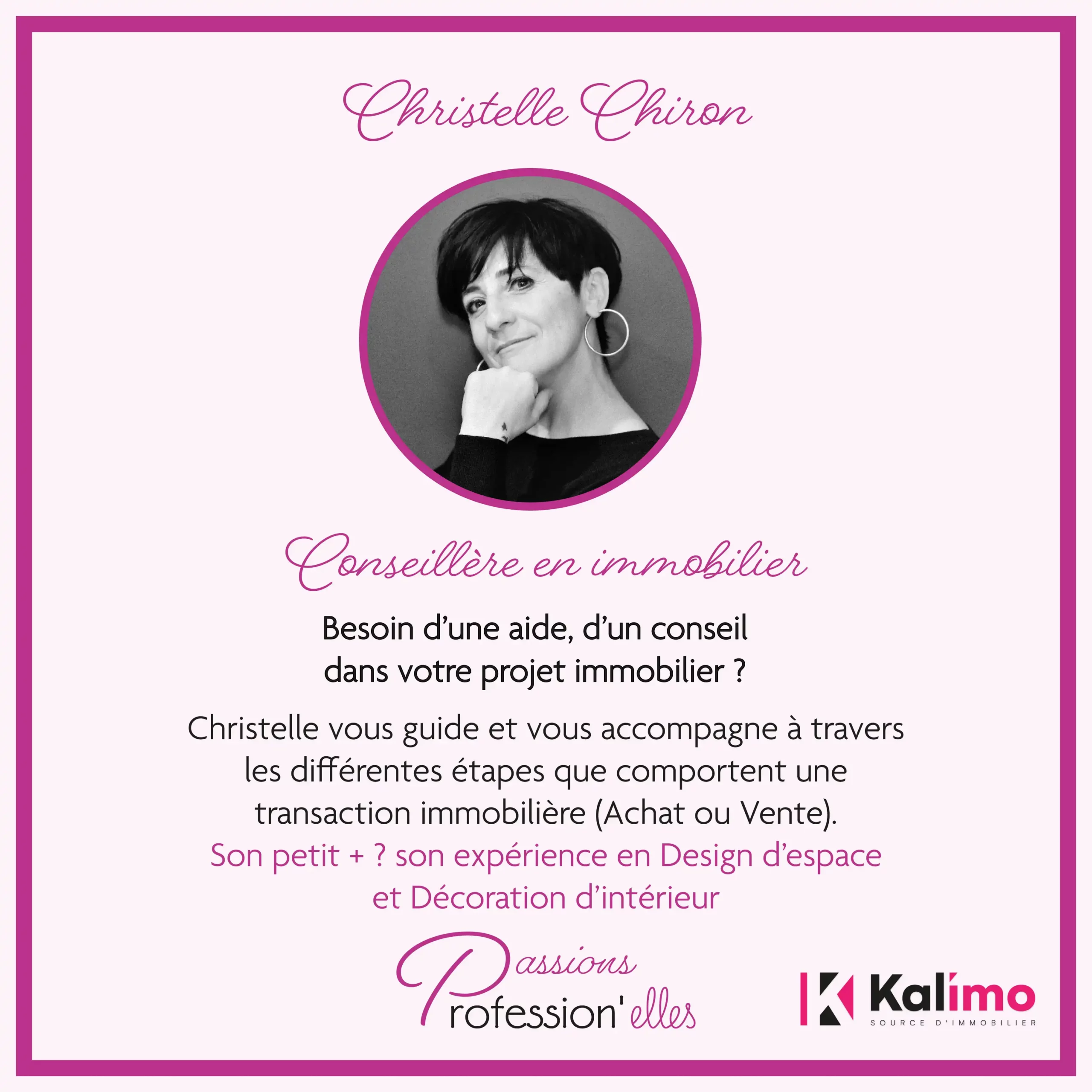 Christelle Chiron, conseillère immobilier