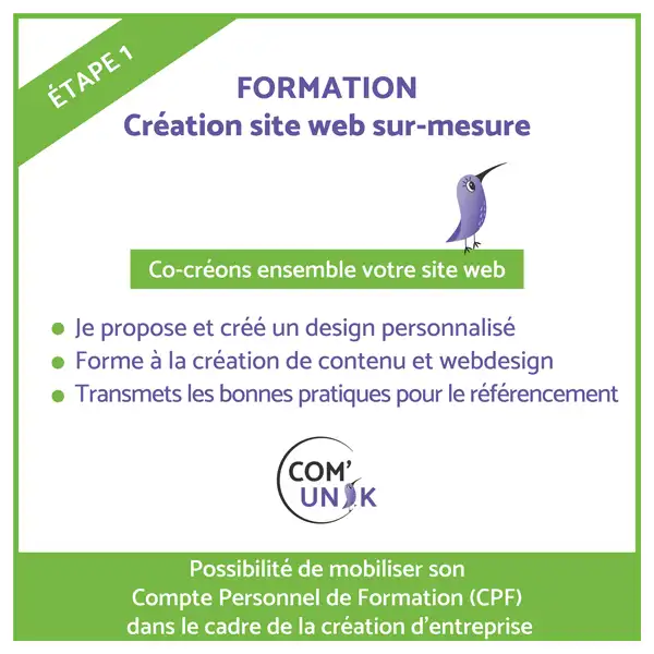 Formation site web - étape 1